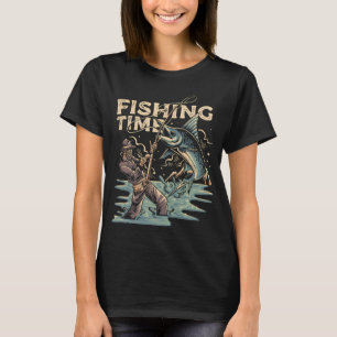 T-shirt Pêche Chasse Drôle - Idée pour la Fête des Pères H