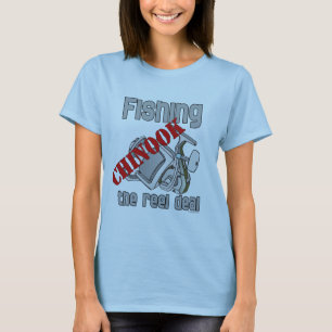 T-shirt Pêche Chinook Saumon The Reel Deal Pêche