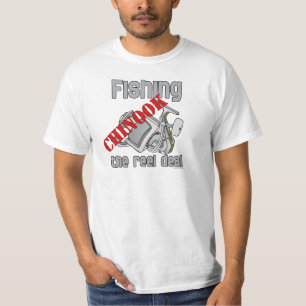 T-shirt Pêche Chinook Saumon The Reel Deal Pêche