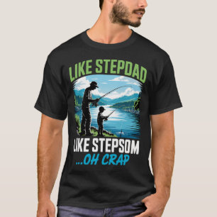T-shirt Pêche comme beau-père comme beau-fils Oh Merde Été