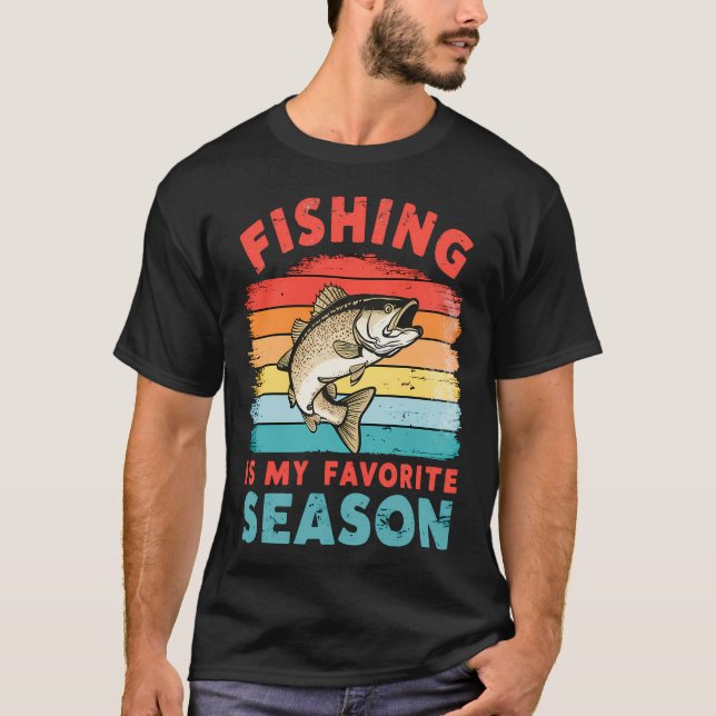 T-shirt Pêche cool pêcheur chasse de poissons (Devant)
