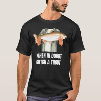 T-shirt Pêche cool pêcheur truite poisson humour