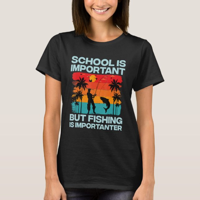 T-shirt Pêche cool Pour Hommes Femmes Pêcheur De Basse Pêc (Devant)