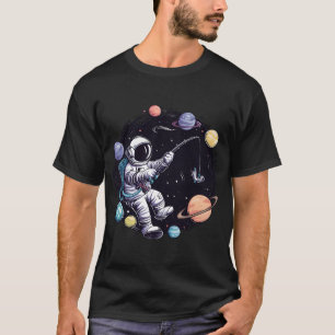 T-shirt Pêche cosmique : Explorez les profondeurs de l'uni