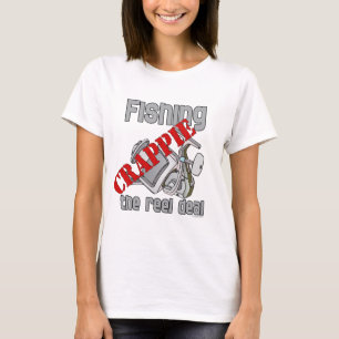 T-shirt Pêche Crappie Le Reel Deal Sérieux Pêche