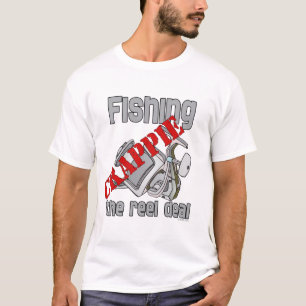 T-shirt Pêche Crappie Le Reel Deal Sérieux Pêche