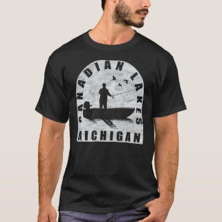 T-shirt Pêche dans les lacs canadiens Michigan