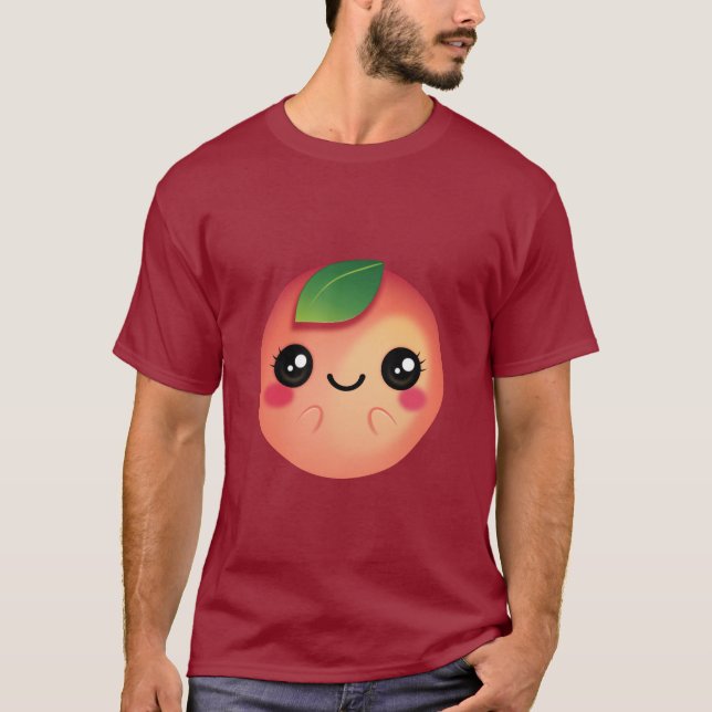 T-shirt Pêche de Kawaii (Devant)