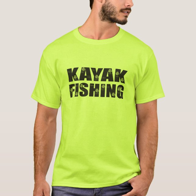 T-shirt Pêche de kayak (Devant)