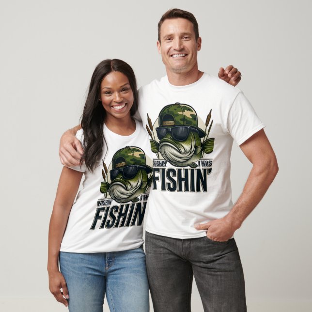 T-shirt Pêche de la basse drôle (Unisexe)