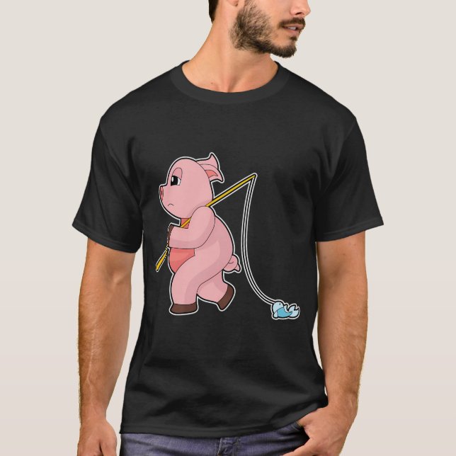 T-shirt Pêche de la baudroie de porc (Devant)