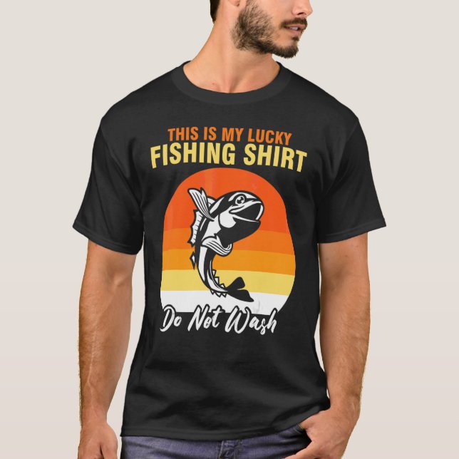 T-shirt Pêche de loisir Pêcheurs Lucky Pêche (Devant)
