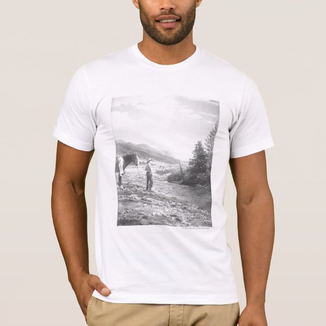 T-shirt Pêche de mouche de garçon (Devant)