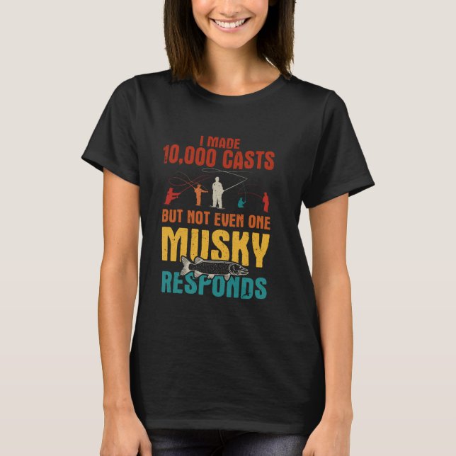 T-shirt Pêche de muskellunge maskinongé (Devant)