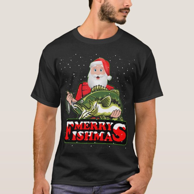 T-shirt Pêche de Noël (Devant)