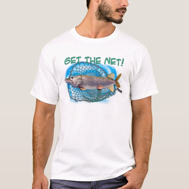 T-shirt Pêche de Pike Muski (Devant)