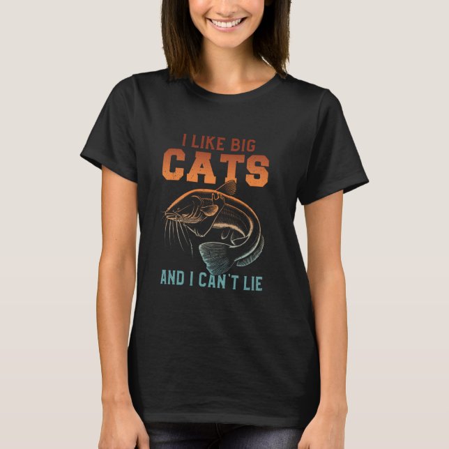 T-shirt Pêche de poisson-chat à tête plate 4 (Devant)
