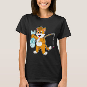 T-shirt Pêche de poisson pêche de chat