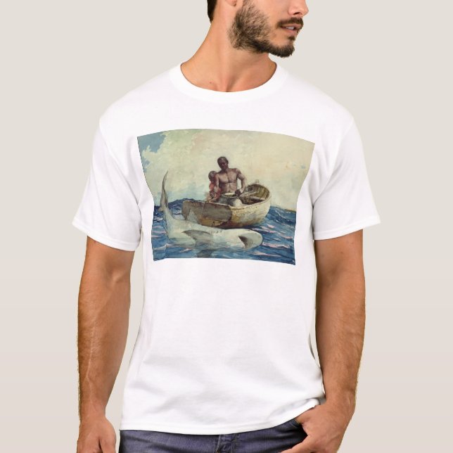 T-shirt Pêche de requin, 1885 (Devant)