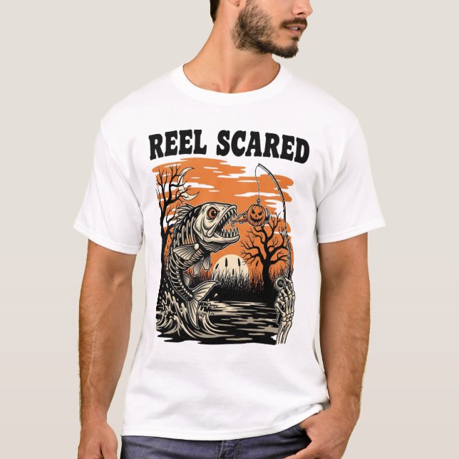 T-shirt Pêche de tout-petit Halloween (Devant)