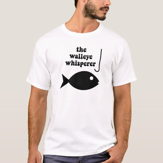T-shirt pêche de whisperer de brochets vairons (Devant)