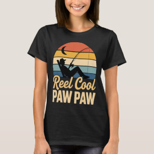 T-shirt Pêche détente au coucher du soleil avec Paw Paw vr