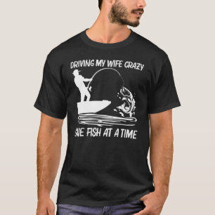 T-shirt Pêche d'hommes Papa Pêcheur Appât Voyage en bateau