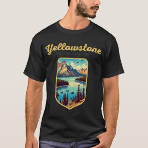 T-shirt Pêche Drapeau Américain en Détresse Bateau Amour d