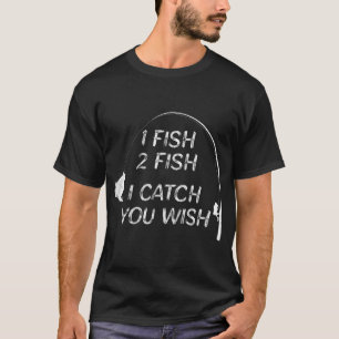 T-shirt Pêche drôle de basses prise grosse bouche souhait