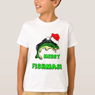 T-shirt Pêche drôle de Noël