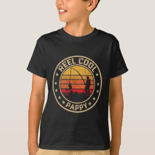 T-shirt Pêche drôle de poissons Papa cool de bobine de vin