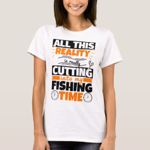 T-shirt Pêche Drôle Dire Hobby