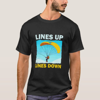 T-shirt Pêche drôle en parapente