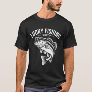 T-shirt Pêche drôle, pêche chanceuse
