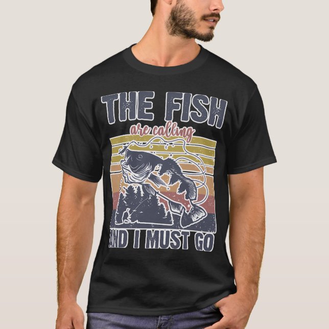 T-shirt Pêche drôle Pêche Pêche Pêcheur (Devant)