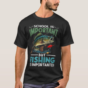 T-shirt Pêche drôle pour garçons enfants jeunesse dicton d