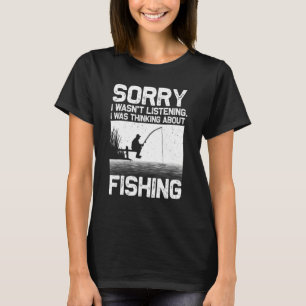T-shirt Pêche Drôle Pour Homme Femme Truite Basse Pêcheur