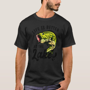 T-shirt Pêche Du Bass Au Lac