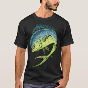 T-shirt Pêche du Mahi Mahi Dorado Pêcheur en Eau Salée