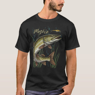 T-shirt Pêche du Maskinongé Masquinongé Pêcheur de Masquin
