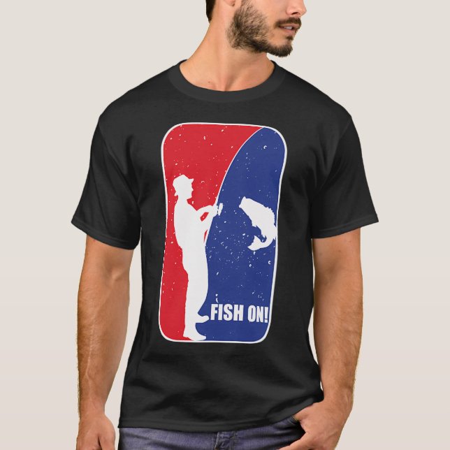 T-shirt Pêche - du poisson! (Devant)