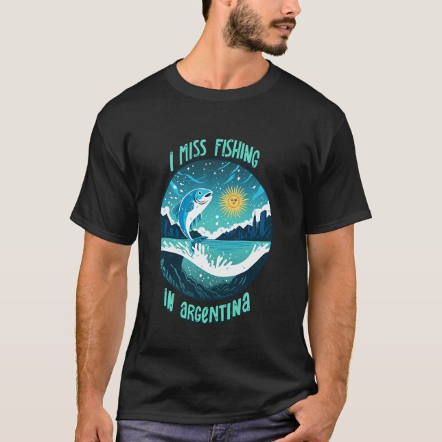 T-shirt Pêche en Argentine (Devant)