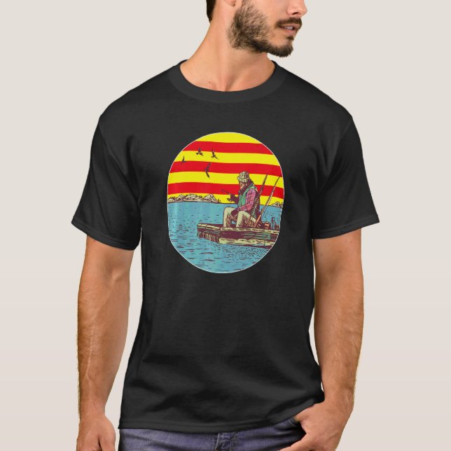 T-shirt Pêche en Catalogne  Pêche Catalogne (Devant)