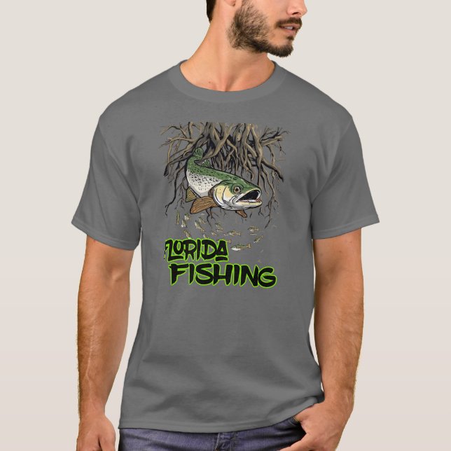 T-SHIRT PÊCHE EN FLORIDE (Devant)