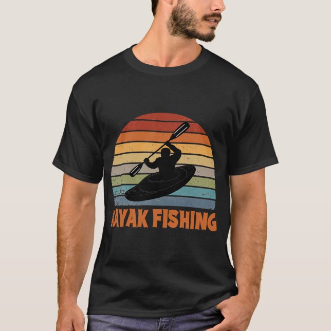T-shirt Pêche en kayak (Devant)