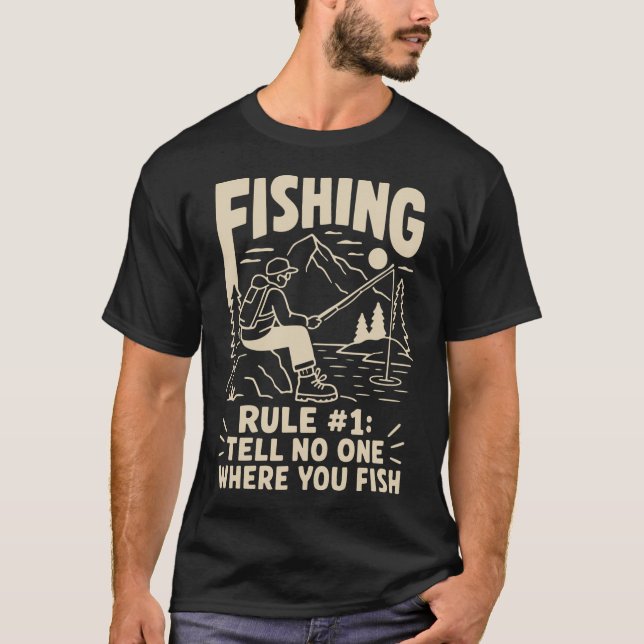 T-shirt Pêche en surf (Devant)