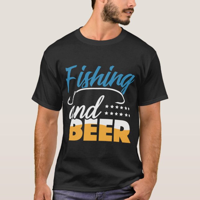 T-shirt Pêche Et Bière (Devant)