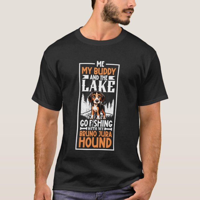 T-shirt Pêche et Bruno Jura Hound (Devant)