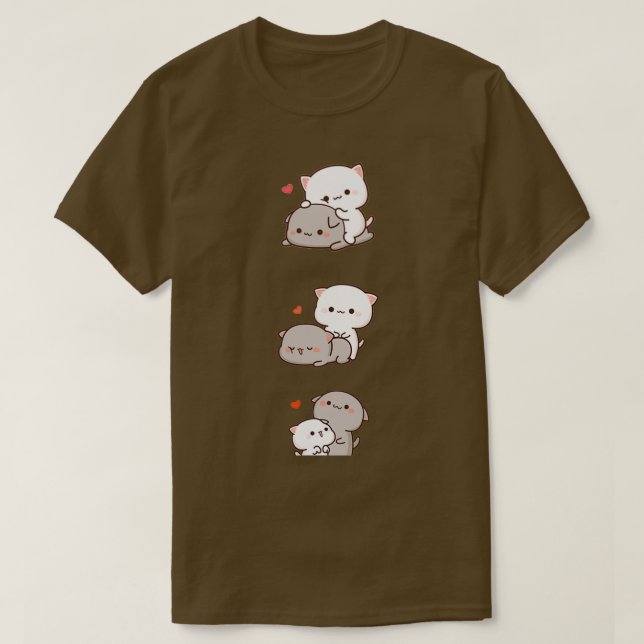 T-shirt Pêche et chat Goma (Design devant)