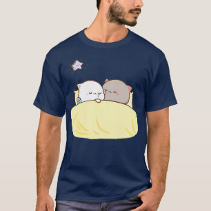 T-shirt Pêche et Goma Mochi Chat Dormir